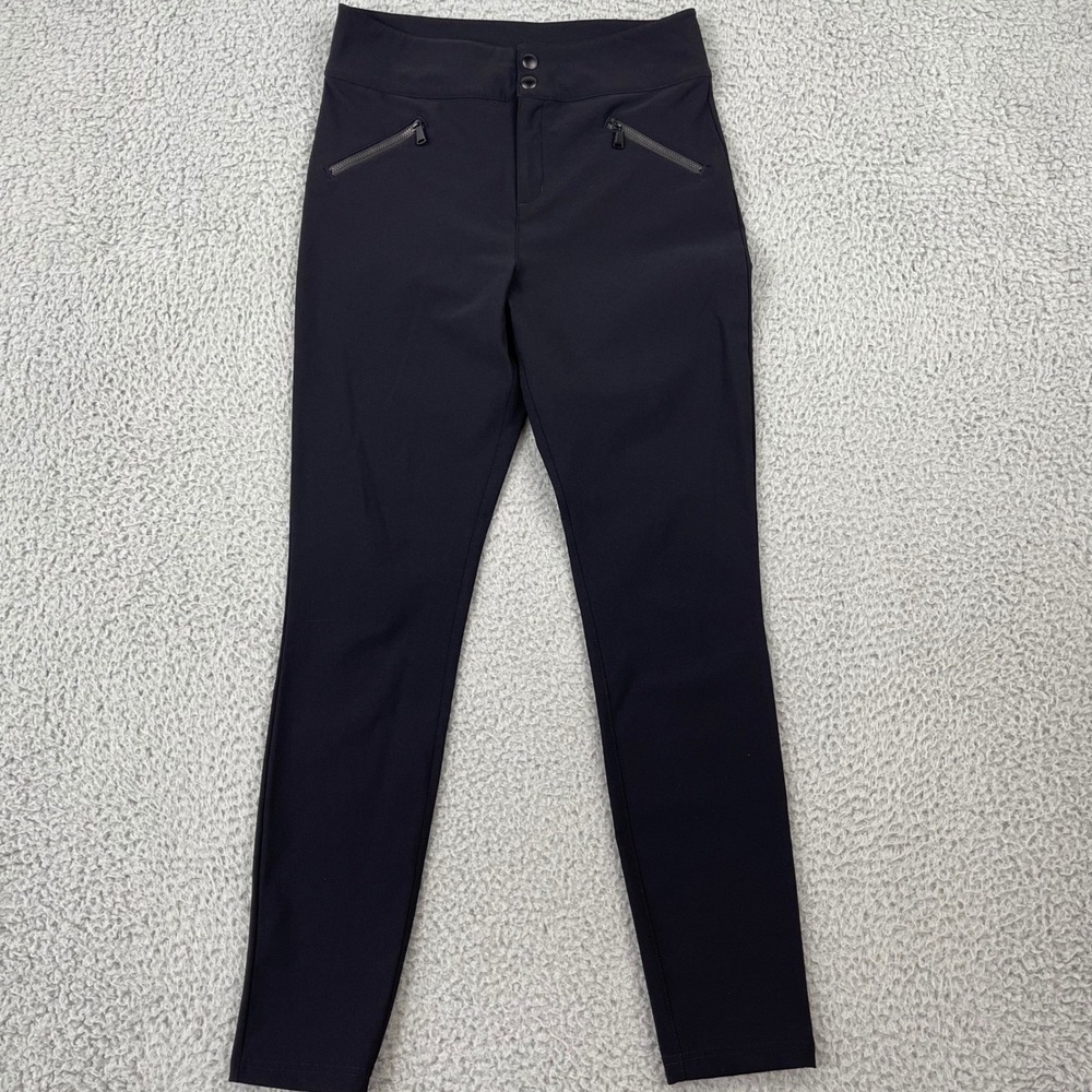 Alp N Rock Womens Medium Geneva Techno Pants Black Slim Skinny Fit Stretch